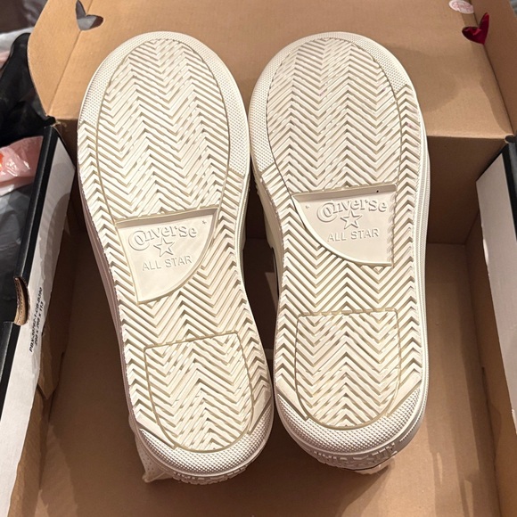 Converse Construct HI Vintage Unisex White / Black / Egret Size 7.5M 9F - Picture 9 of 10